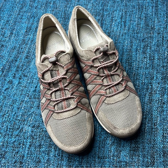 Dansko Honor Suede Comfort Sneakers in Walnut Brown - Picture 2 of 10